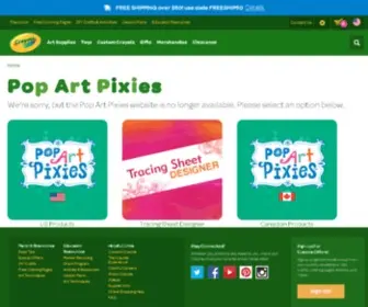 Popartpixies.com(Pop Art Pixies) Screenshot