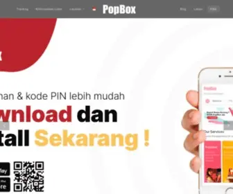 Popbox.asia(PopBox is an automated parcel locker) Screenshot