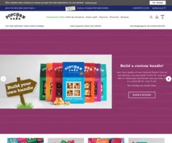Popcornshed.com(Best Flavoured Gourmet Popcorn Gifts and Treats) Screenshot
