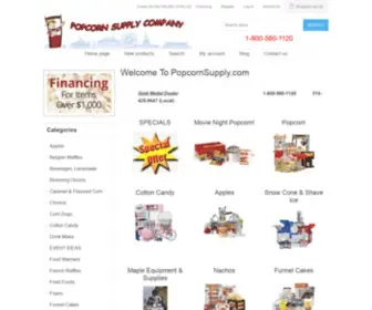 Popcornsupply.com(Snow Cone Machines) Screenshot