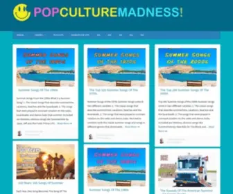 Popculturemadness.com(Pop Culture Madness) Screenshot