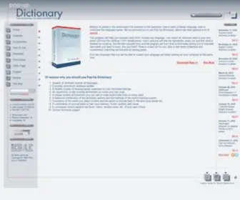 Popdict.com(Pop-Up Dictionary by Ice-LC Software) Screenshot