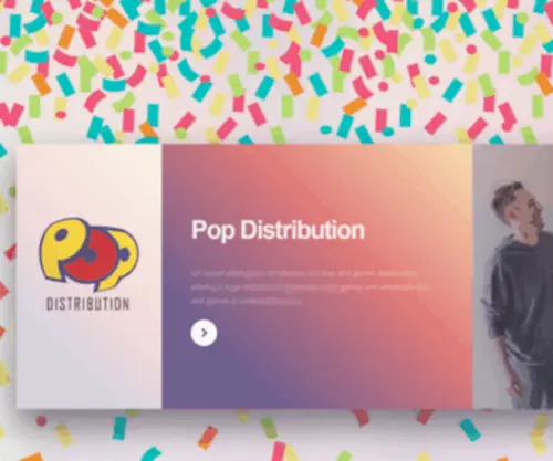 Popdistribution.co.uk(Pop Distribution) Screenshot