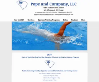 Popeandcompanyllc.com(Pope and Company LLC) Screenshot