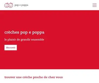 Popepoppa.ch(Crèches pop e poppa) Screenshot