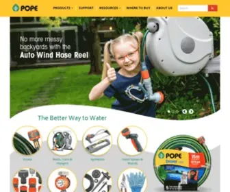 Popeproducts.com.au(Pope Products) Screenshot