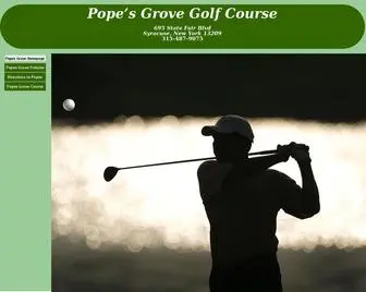 Popesgrovegolfcourse.com(Popes Grove) Screenshot