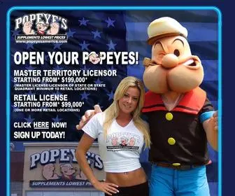 Popeyesamerica.com(Popeye's®) Screenshot