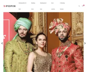 Popindesigner.com(Get Designer & Wedding Dress on Rent for your Big Day) Screenshot