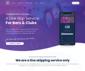 Popinpass.com(Line Skip For Bars) Screenshot