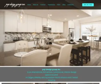 Popinteriordesign.com(Pop Design Group Inc) Screenshot