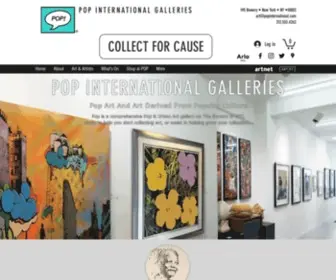 Popinternational.com(Pop International Galleries) Screenshot