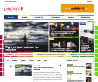 Popism.fr(Si votre site web était un morceau de musique) Screenshot