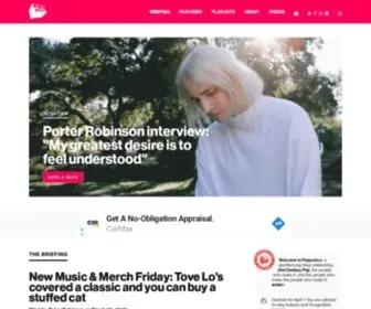 Popjustice.com(100% Solid Pop Music) Screenshot