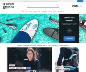 Popkite.com(Tienda Online Kitesurf) Screenshot