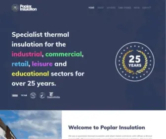 Poplarinsulation.co.uk(Thermal Insulation Specialist) Screenshot