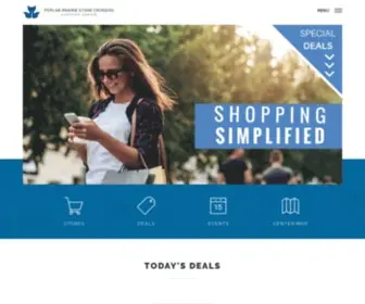 Poplarprairie.com(Poplar-Prairie Stone Crossing shopping center) Screenshot