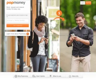 Popmoney.com(Send money online) Screenshot