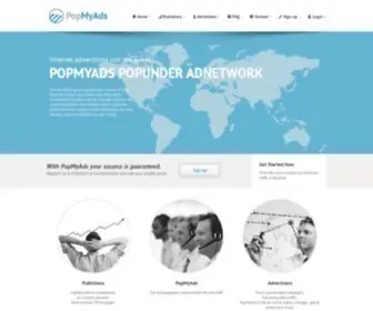 Popmyads.com(Leading Popunder Adnetwork) Screenshot