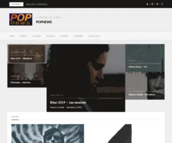 Popnews.com(Le webzine de la pop) Screenshot