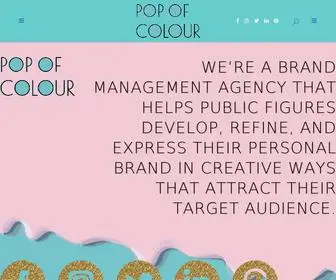 Popofcolourmusic.com(Creative marketing agency) Screenshot