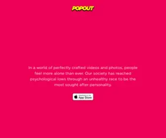 Popout.com(Live Social Audio) Screenshot