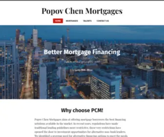 PopovChenmortgages.com(Popov Chen Mortgages) Screenshot