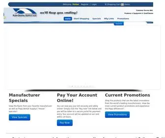 Poppdentalsupply.com(A professional dental supply company) Screenshot