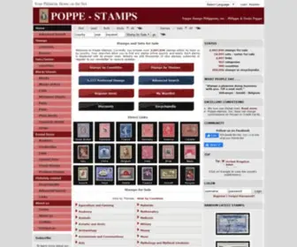 Poppe-Stamps.com(Poppe Stamps) Screenshot