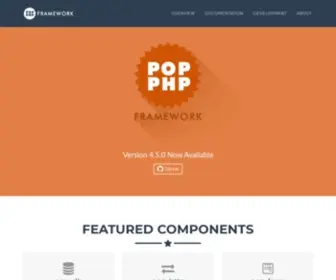 Popphp.org(Pop PHP Framework) Screenshot