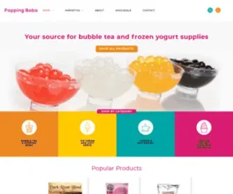 Poppingboba.com(Popping Boba) Screenshot