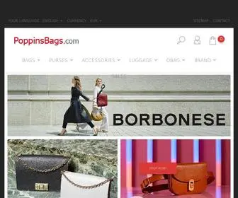 Poppinsbags.com(Poppinsbags borse e accessori) Screenshot
