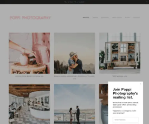 Poppiphoto.com(Poppi Photography) Screenshot