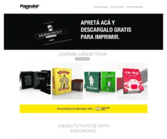 Poppularshop.com(Juegos para gente con problemas) Screenshot