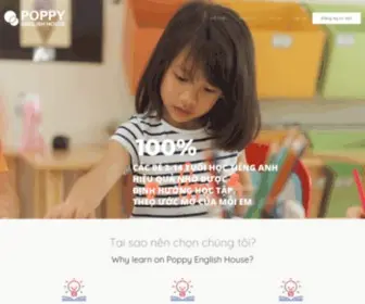 Poppy.edu.vn(Poppy English House) Screenshot