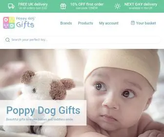 Poppydoggifts.com(Toy shop) Screenshot