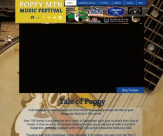 PoppymountainmusicFestival.com(Outdoor Fun) Screenshot