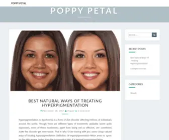 Poppypetal.org(LifeStyle Magazine) Screenshot
