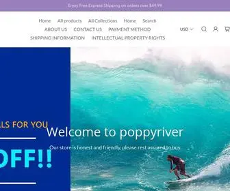 Poppyriver.com(POPPYRIVER) Screenshot