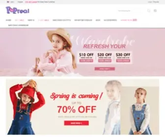 Popreal.com(Kids Clothes) Screenshot