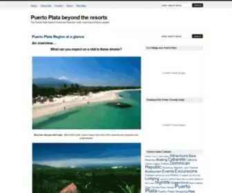 Popreport.com(The Puerto Plata Report) Screenshot