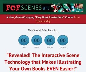 Popscenesart.com(POP Scenes Art) Screenshot