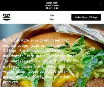 Popseatrite.com(Pop's Eat) Screenshot