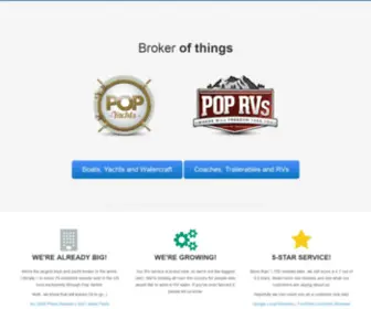 Popsells.com(Pop Sells) Screenshot