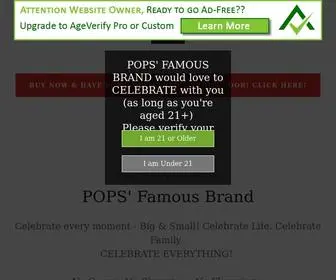 Popsfamousbrand.com(Pops' Famous Brand) Screenshot