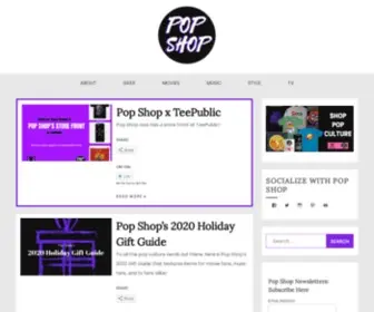 Popshopsite.com(Pop Shop) Screenshot