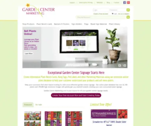 Popsignage.com(Garden Center Marketing) Screenshot