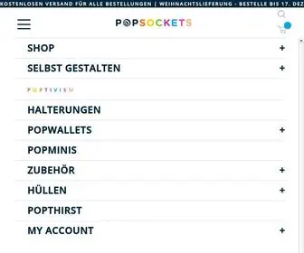 Popsockets.de(PopSockets®) Screenshot