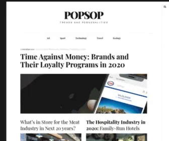 Popsop.com(TRENDS AND PERSONALITIES) Screenshot