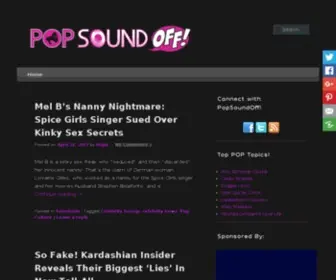 Popsoundoff.com(News and Celebrity Gossip) Screenshot